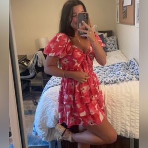 SupperClub pink floral dress